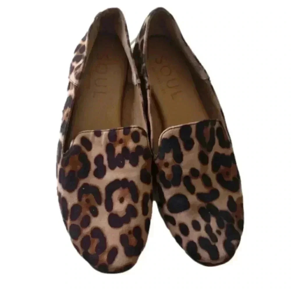 Soul naturalizer leopard print neutral fall FLATS SIZE  6.5